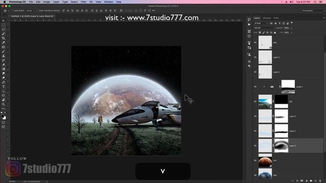 Sci-Fi Environments Photo Manipulation !! Concept Art Tutorial !! Photoshop Edits ! with ENG [Sub] смотреть онлайн