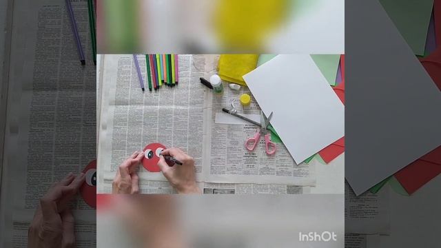Урок аппликации для детей 6-7 лет "Весёлая гусеница" смотреть онлайн