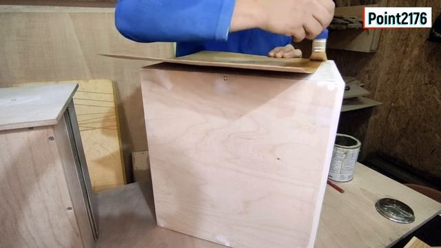 DIY Тумба из эпоксидной смолы и гнутой фанеры сейба / Epoxy ceiba stand. смотреть онлайн