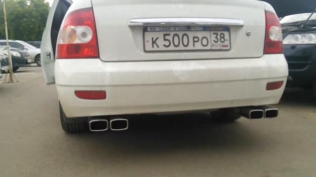 Lada Priora раздвоенный выхлоп смотреть онлайн