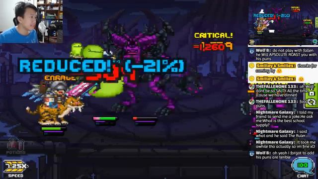 Gaming livestream Bit Heroes! смотреть онлайн