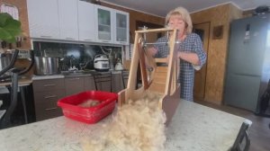 Чесалка-трепалка для пуха и шерсти /ИЗГОТОВИМ ПОД ЗАКАЗ/обзор готового изделия/ Оригинальное видео