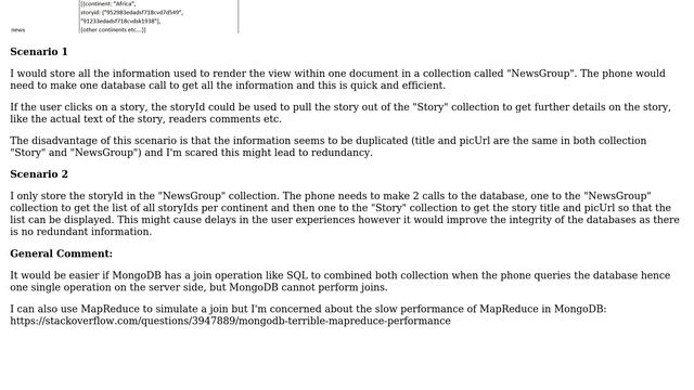 Databases: MongoDB schema for a news service смотреть онлайн