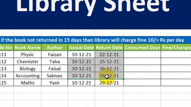 How to Create a Library Management System in Excel смотреть онлайн