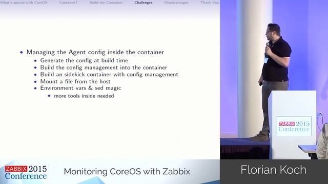 Florian Koch - Monitoring CoreOS with Zabbix | Zabbix Conference 2015 смотреть онлайн