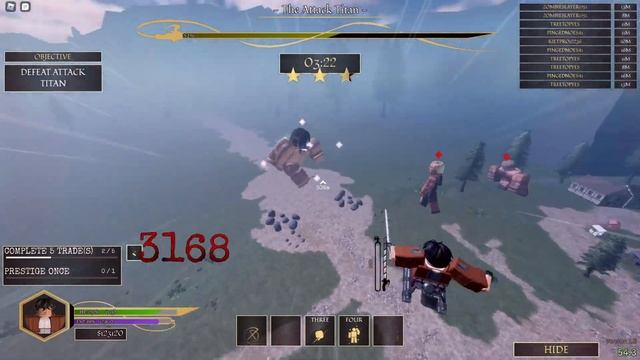 Attack Titan Boss Fight | AOT: Evolution смотреть онлайн