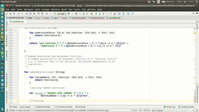 Android Kotlin Tutorial #133 - Lambdas - Lambda Expressions and Anonymous Functions смотреть онлайн