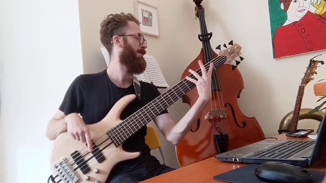 Cort A6 quick bass demo - "impromptu and ignorant" смотреть онлайн
