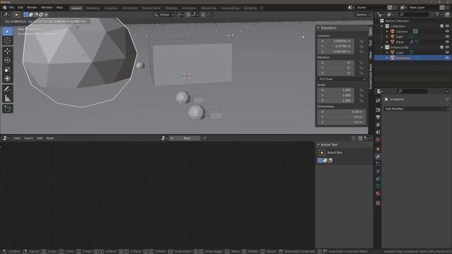 Instancing Collections Using Geometry Nodes In Blender 2.92 To Position Objects Around A Scene смотреть онлайн