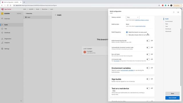 Construye aplicaciones móviles con AppCenter Build (React Native/Android) смотреть онлайн
