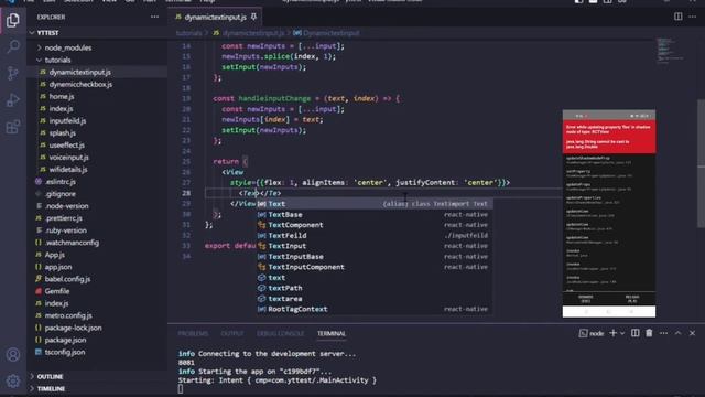 "How to Create Dynamic Text Inputs in React Native? Adding AND Removing !" смотреть онлайн