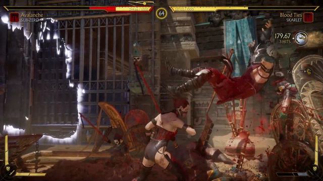 Mortal Kombat 11 - Sub Zero Vs Skarlet (Very Hard) смотреть онлайн
