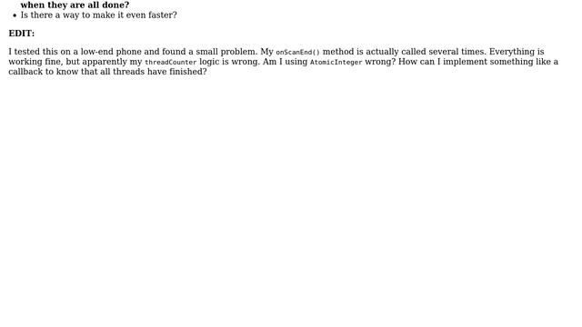 Iterate faster through the Android file system and find specific files using java multithreading смотреть онлайн