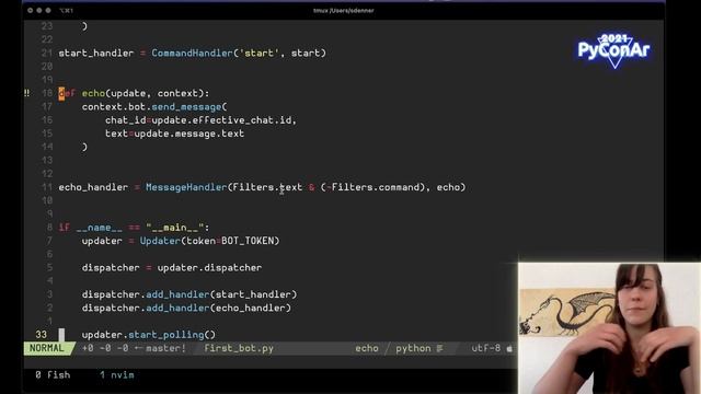 PyConAr 2021 - Cómo hacer un bot de Telegram con Python смотреть онлайн