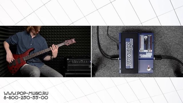 DIGITECH BASS WHAMMY - басовый питч-шифтер/гармонайзер с педалью экспрессии смотреть онлайн