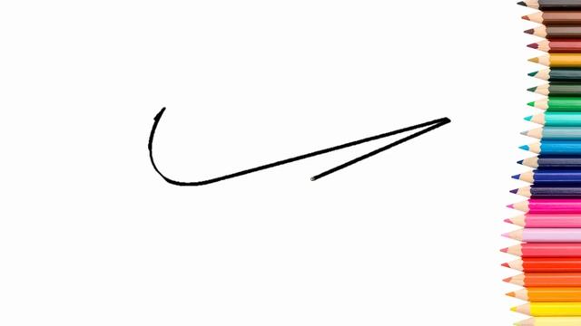 COMO DESENHAR LOGO DA NIKE - Desenho do Simbolo da Nike смотреть онлайн