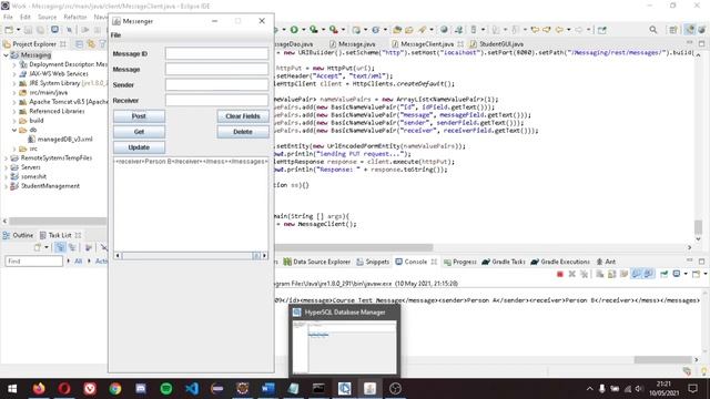 Java Restful API with Jersey and HSQLDB смотреть онлайн