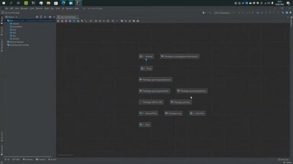 Creating class diagrams with IntelliJ IDEA Ultimate Windows 10
