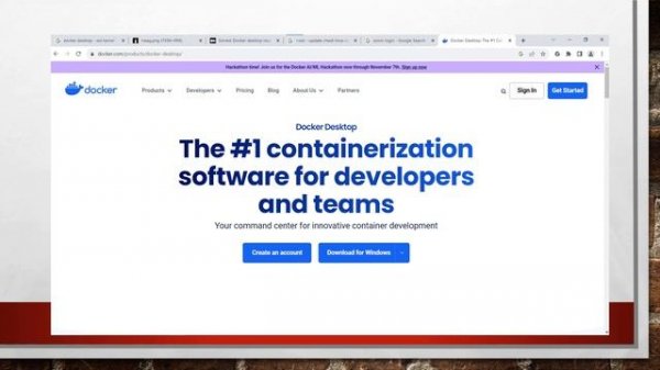 Docker desktop - wsl kernel version too low || Docker download And Installation