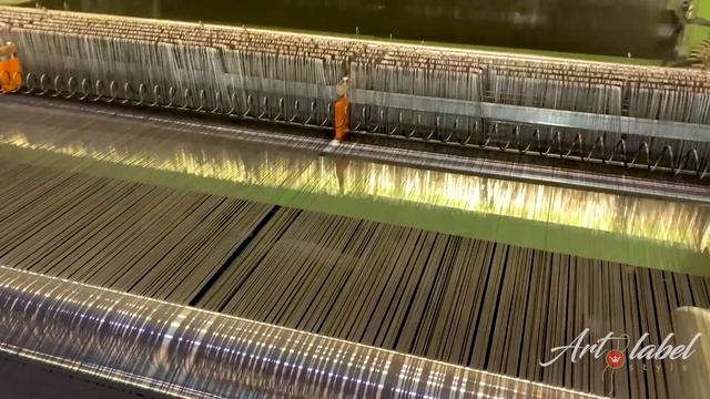 Процесс изготовления жаккардовой этикетки смотреть онлайн