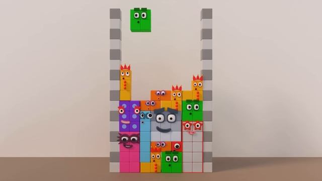 Numberblocks Tetris Animation | Softbody Tetris 5