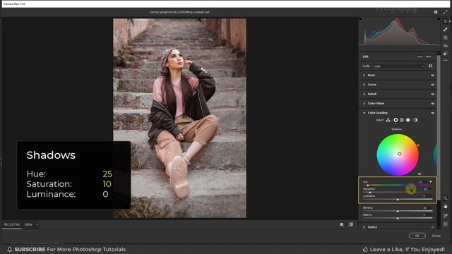 Golden Tone Preset - Photoshop Tutorial | Golden Moody Color Grading in Photoshop смотреть онлайн