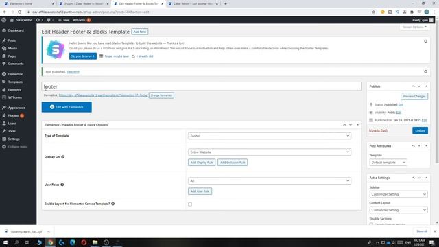 How to Create Header & Footer in Elementor on Wordpress (Full Guide) смотреть онлайн