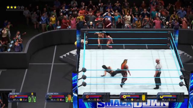WWE 2K20 Billie Kay Vs. Zelina Vega Vs. Ember Moon Vs. Sonya Deville Vs. Lacey Evans смотреть онлайн