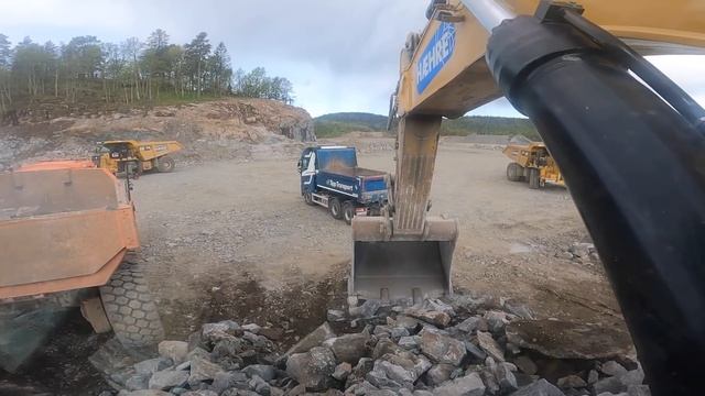 I’ve never done this before!!? Cat 390 F loading tiny dump trucks, among my regular trucks!? смотреть онлайн