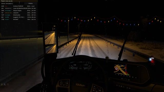 ★ Euro Truck Simulator 2 ★ Multiplayer ✔️ Новогодний Ивент ? Луга - Санкт-Петербург смотреть онлайн
