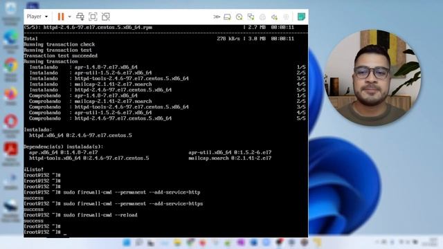 Cómo instalar servidor web Apache en Centos 7 ‐ Tutorial paso a paso смотреть онлайн