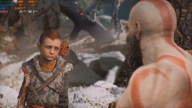 God Of War On Intel IRIS Xe Graphics - 1080p Low