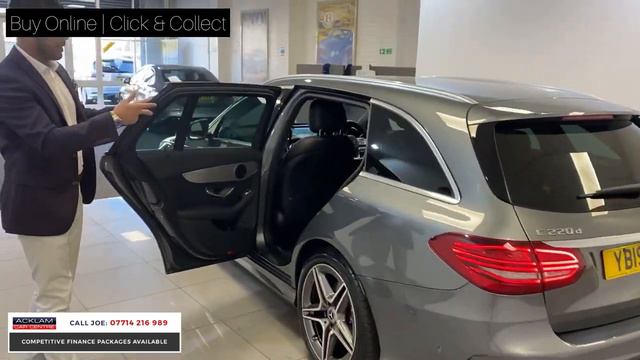2019 Mercedes C220 2.0D AMG Line Estate (Facelift) смотреть онлайн