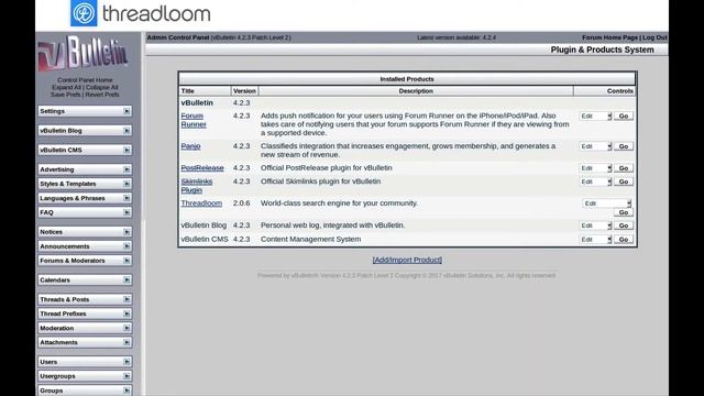 Installing Threadloom on vBulletin 4 forums смотреть онлайн