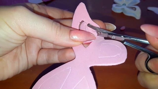 we make butterflies from foamiran diy. делаем бабочки из фоамирана смотреть онлайн