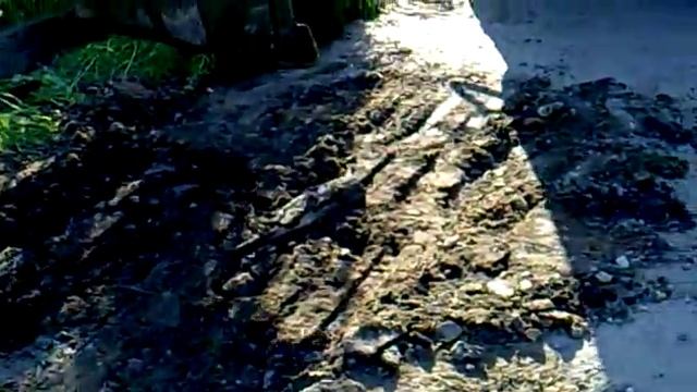 Малыши засыпают перекопанную ими дорогу смотреть онлайн