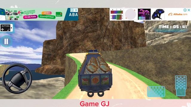 Mountain cargo truck driving | Transport simulator truck game | Carefully & Accident смотреть онлайн