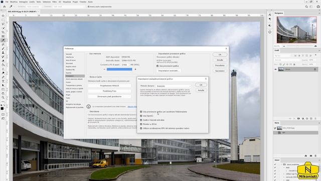 Impostazioni di Photoshop v22 (2021) per massimizzare le prestazioni смотреть онлайн