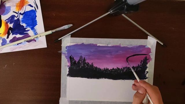 рисунок гуашью №2 смотреть онлайн