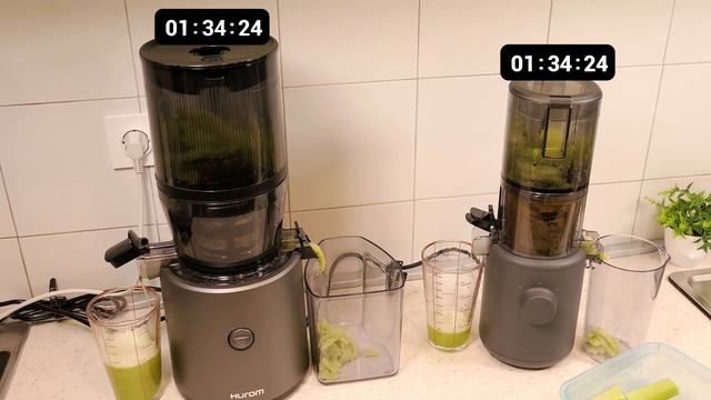 Hurom H320N vs H310A: Which cold press juicer is better for juicing celery juice? #celeryjuice смотреть онлайн