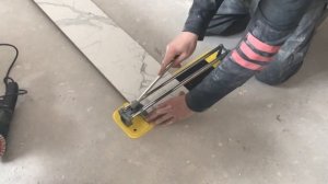 Как резать плитку плиткорезом. Мой опыт