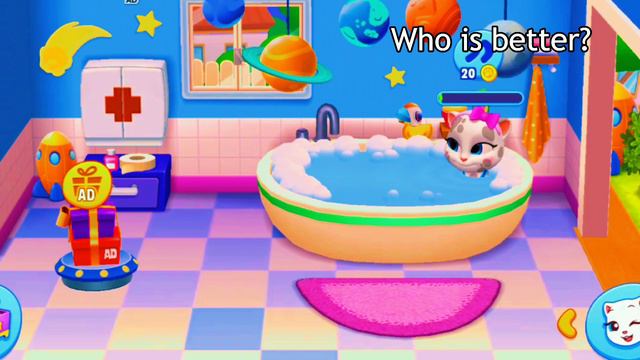 TALKING ANGELA VS TALKING MARIA | My Talking Tom Friends VS TALKING MARIA