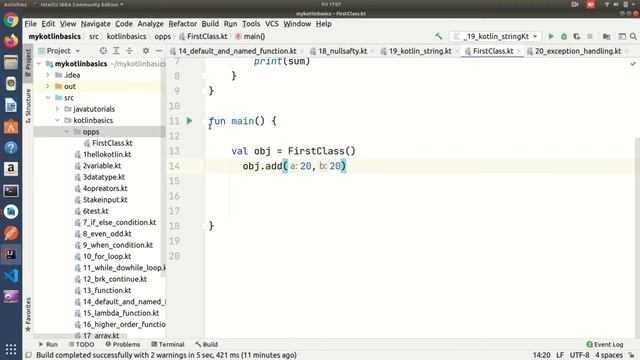 Kotlin object and class | Part 21 смотреть онлайн