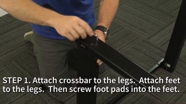 DESK-EP40TB 40" x 24" Electric Desk Assembly by VIVO смотреть онлайн