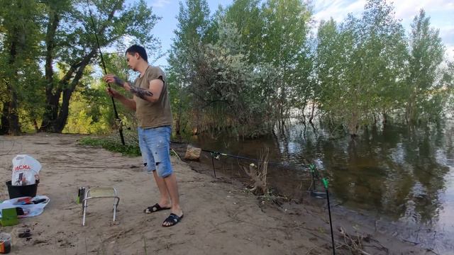 Утро на Волге. Рыба клюет беспрестанно! Карась дуркует) смотреть онлайн