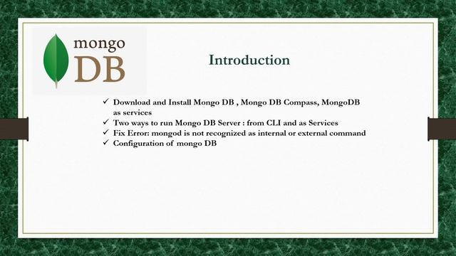 Mongo DB Set Up Complete Guide -- #1 Introduction смотреть онлайн