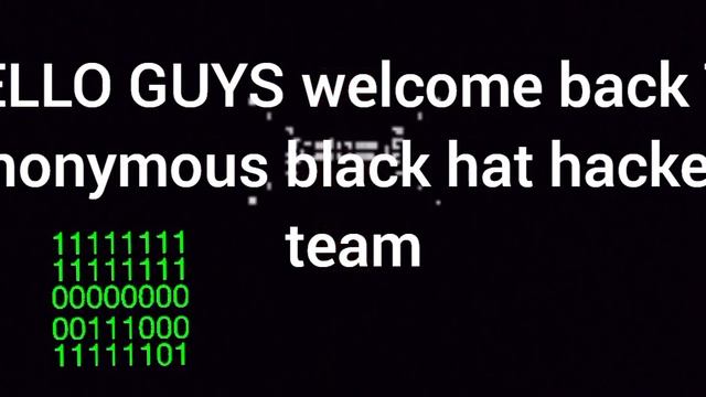 Anonymous black hat hackers team смотреть онлайн