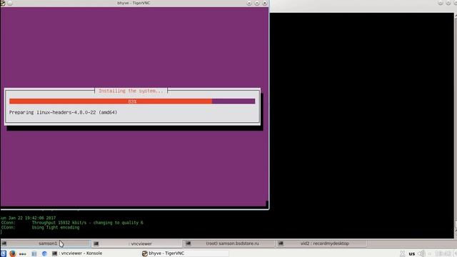 FreeBSD: CBSD and bhyve: create VM UEFI in graphical console via VNC смотреть онлайн