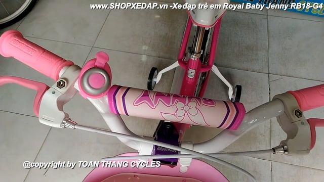 [TOAN THANG CYCLES] Xe đạp Trẻ Em Royal Baby Jenny RB18-G4