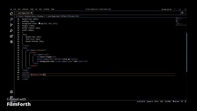 JavaScript Project: Random Color Generator in JavaScript | JavaScript Tutorial color-flipper смотреть онлайн